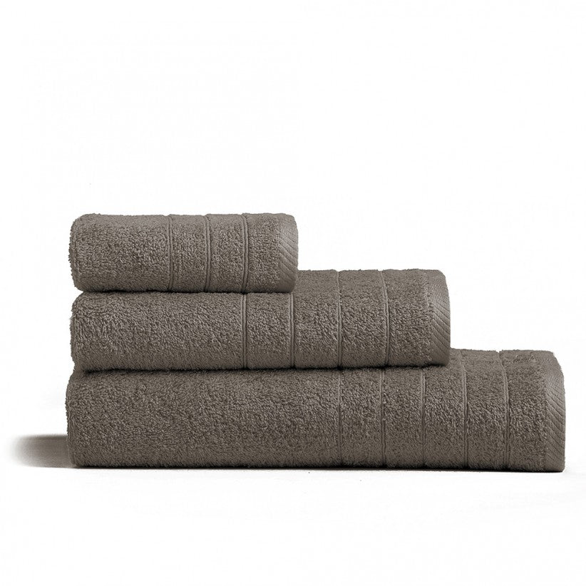SET OF 2 COMBED COTTON TOWELS 100% 600gr/sqm