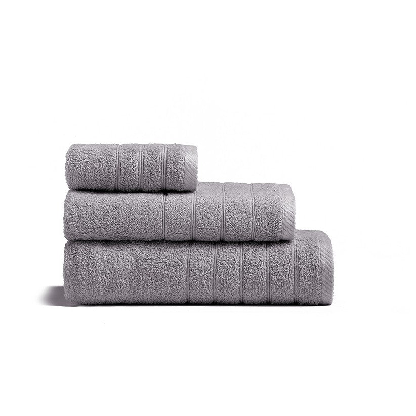 SET OF 2 COMBED COTTON TOWELS 100% 600gr/sqm