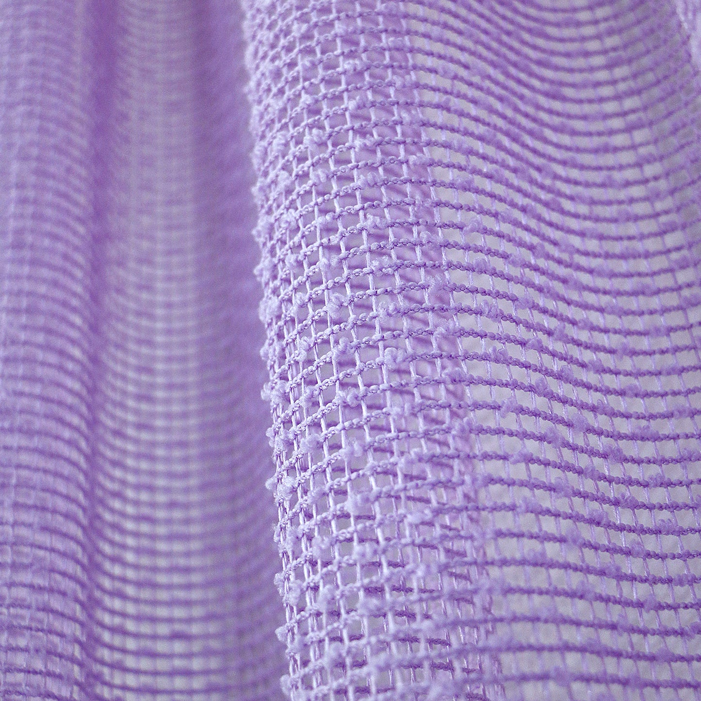 MAISON BLANCHE READY-MADE CURTAIN 145X295 LILAC NET POL.100%