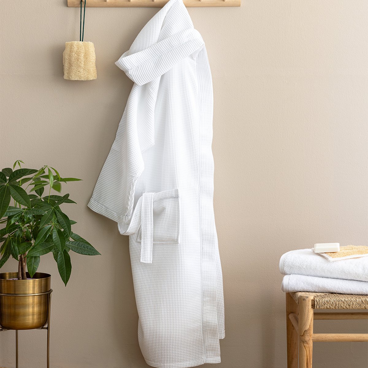 ΜΠΟΥΡΝΟΥΖΙ ΛΕΥΚΟ ΠΙΚΕ ΚΙΜΟΝΟ 100% Cotton