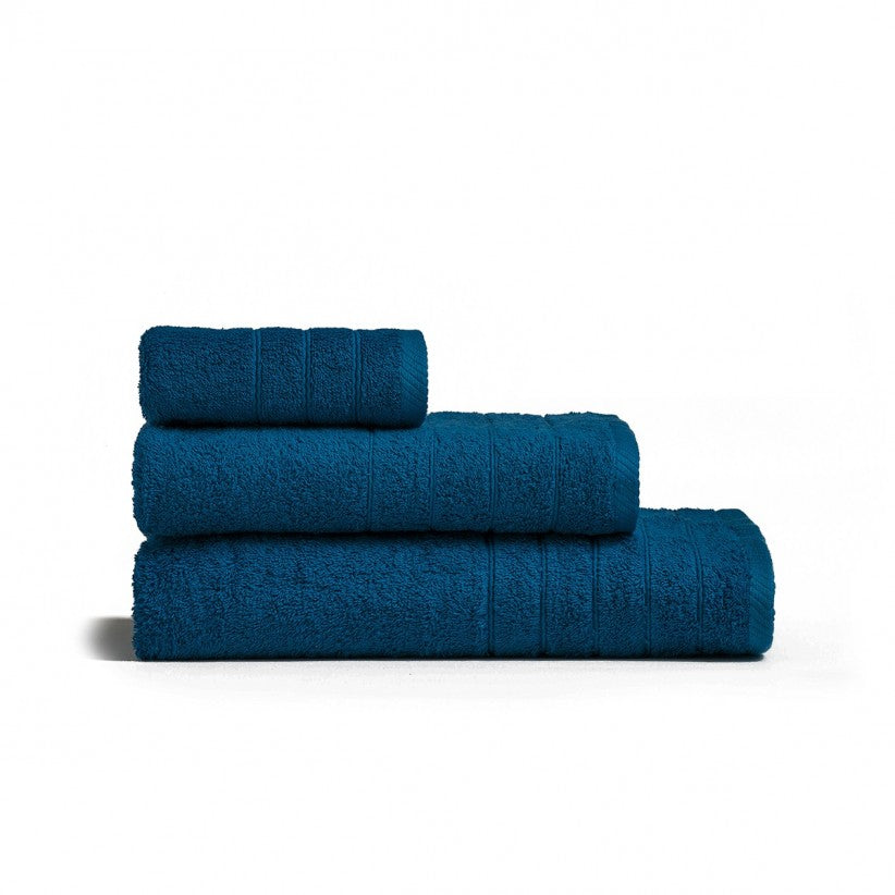 SET OF 2 COMBED COTTON TOWELS 100% 600gr/sqm