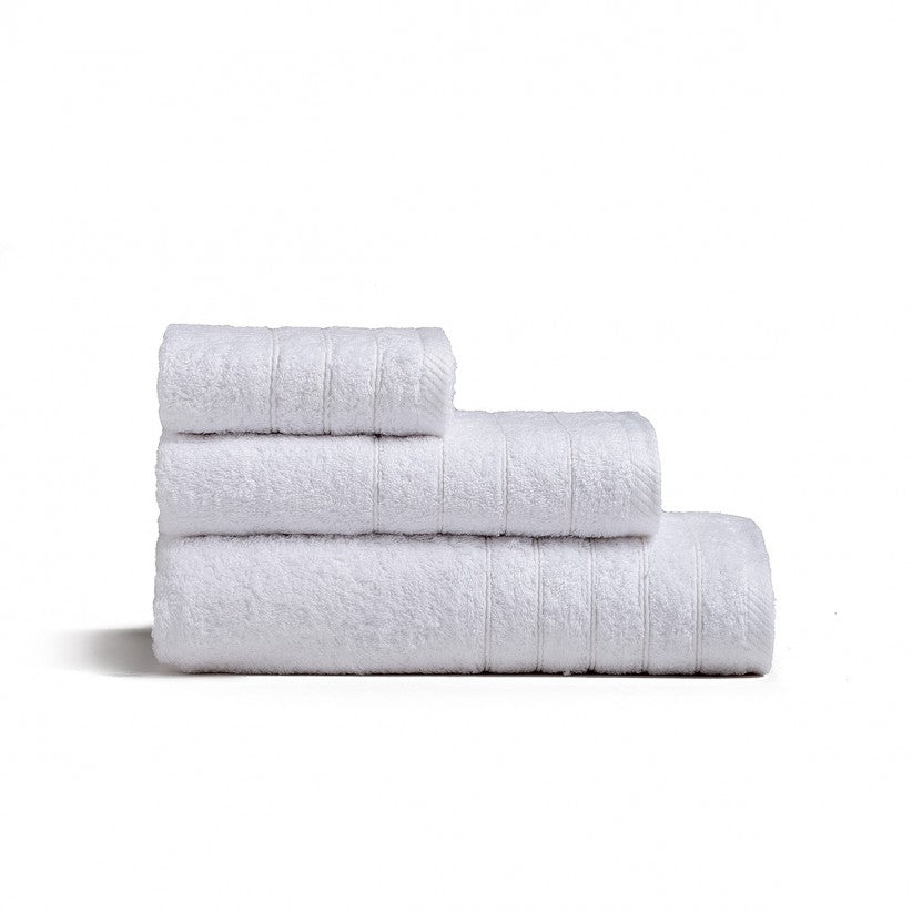 SET OF 2 COMBED COTTON TOWELS 100% 600gr/sqm