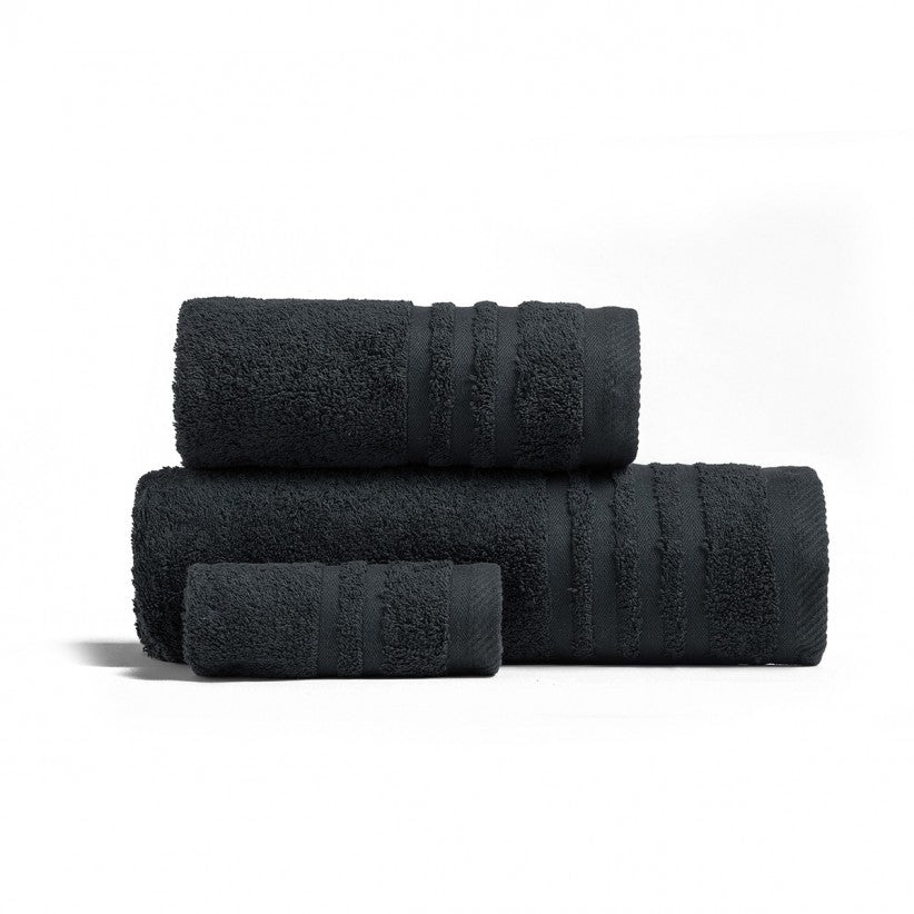 SET OF 2 COMBED COTTON TOWELS 100% 600gr/sqm