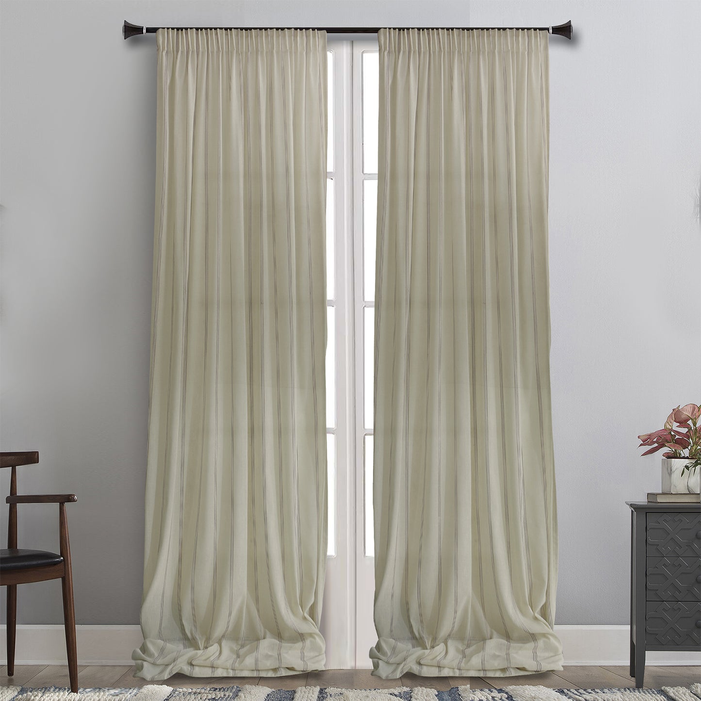 MB ΚΟΥΡΤΙΝΑ ΕΤΟΙΜΗ 145x290 17700 ΕΚΡΟΥ POL.100%