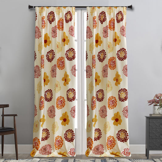 MB ΚΟΥΡΤΙΝΑ ΕΤΟΙΜΗ 145x275 ΜΑΤΖΙΝΑ ΣΑΤΕΝ ΠΟΡΤΟΚΑΛΙ POL.70% - COT.30%