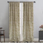 MAISON BLANCHE READY-MADE CURTAIN 145X270 RUSSIAN STRAW FLOWER GOLD Cot.75% -Pol.25%