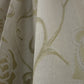 MAISON BLANCHE READY-MADE CURTAIN 145X270 RUSSIAN STRAW FLOWER GOLD Cot.75% -Pol.25%