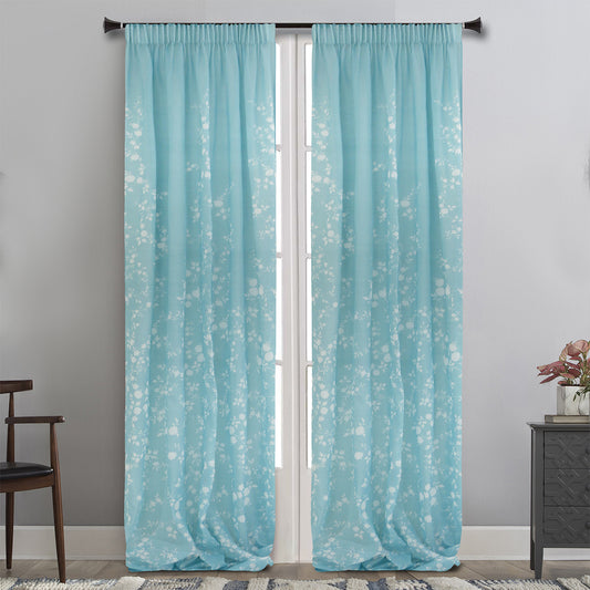 MAISON BLANCHE ΚΟΥΡΤΙΝΑ ΕΤΟΙΜΗ 145Χ290 ΒΟΥΑΛ ΤΥΡΚΟΥΑΖ- ΛΕΥΚΟ POL.100%