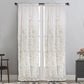 MAISON BLANCHE CURTAIN READY MADE 145X290 VOILE WHITE - BEIGE POL.100%
