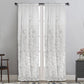 MAISON BLANCHE CURTAIN READY-MADE 145X290 VOILE WHITE-GRAY POL.100%
