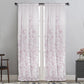 MAISON BLANCHE CURTAIN READY-MADE 145X290 VOILE WHITE - LILAC POL.100%