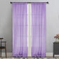 MAISON BLANCHE READY-MADE CURTAIN 145X295 LILAC NET POL.100%