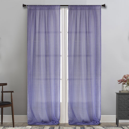 MAISON BLANCHE ΚΟΥΡΤΙΝΑ ΕΤΟΙΜΗ 145Χ295 ΔΙΧΤΥ ΜΟΒ POL.100%