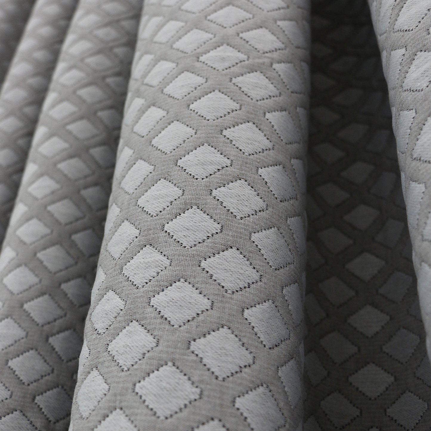 MAISON BLANCHE READY-MADE CURTAIN 145X275 JACQUARD POL.100%