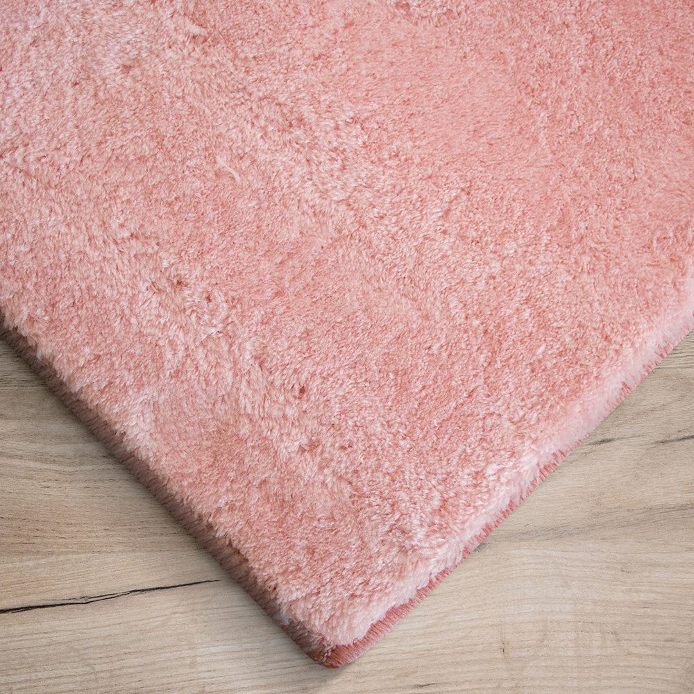 BEDROOM CARPETS VIELEN SET OF 3 PCS SOFT 80 CM PP.100% PINK