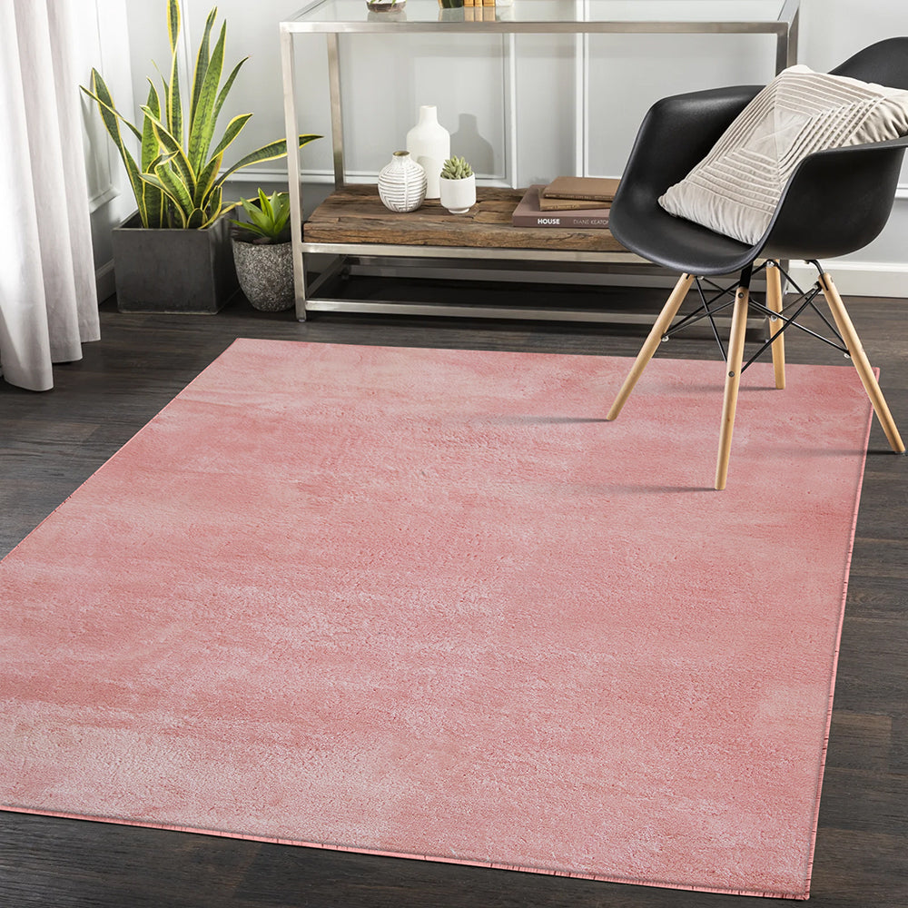 BEDROOM CARPETS VIELEN SET OF 3 PCS SOFT 80 CM PP.100% PINK